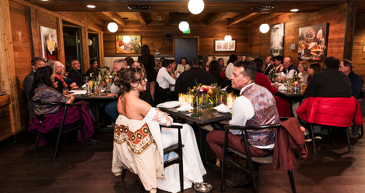 Soirées & Private Affairs relaxed wedding reception